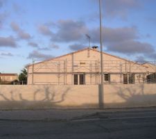 Pose &eacute;chaffaudage...