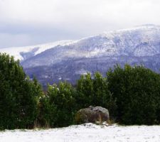 Vue sud sous la neige