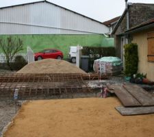 Premier mat&eacute;riaux qui arrive