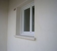 Fini mais l' enduit pas tout &agrave; fait sec.