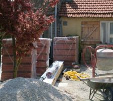 Livraison des tuile double romane H14 de chez imeris