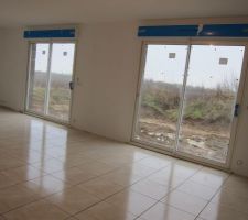 Le carrelage du RdC est pos&eacute;!