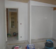 Première couche de blanc
