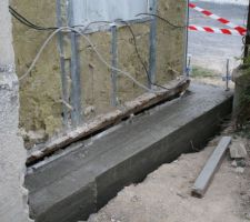 Fondation décoffrée