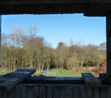 Vue de la fenêtre de la cuisine