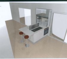 Cuisine vue soin cuisson