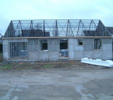 Maison en construction.