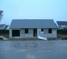 Maison en construction.