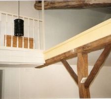 Mezzanine au dessus couloir cuisine
