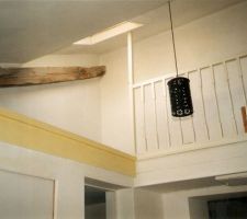 Mezzanine au dessus couloir cuisine