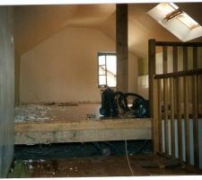 Demontage du parquet CH2