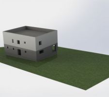 Implantation de la maison c&ocirc;t&eacute; nord ouest