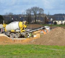La bétonneuse est arrivée !