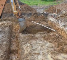 Le trou pour la cave