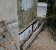 Préparation du coffrage des fondations