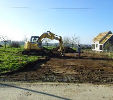 Terrassement pour l'acc&egrave;s
