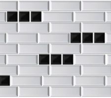 Calepinage blanc-noir