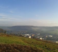 Notre terrain sous le soleil. .