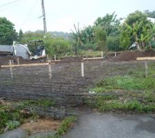 Implantation de la maison sur le terrain