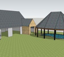 Simulation toiture 45&deg;