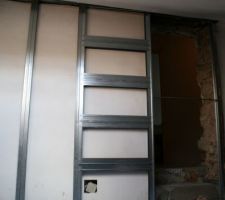 Montage syst&egrave;me a galandage