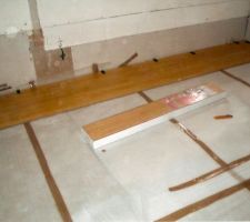 Pose parquet flottant CH2