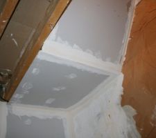 Placo montée d'escalier