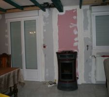 Bandes salon SAM , escalier