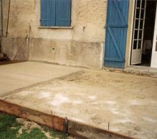 Chape pour tout remettre d'aplomb avec l'ancienne dalle