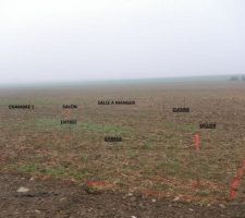 Suite à l'implantation, voici un petit apercu de l'agencement des pièces.