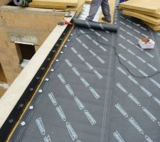 Etancheité garage (isolant 80mm et première chape)