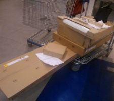 Achat meubles de SDB! ( série Godmorgon - Ikea - gris laqué )