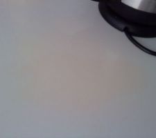 Autre essai. Sans mettre de CIF, juste eau savon.....