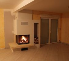 Cheminée inaugurée