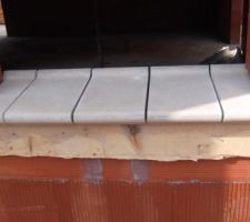 Pose des appuis de fenêtre