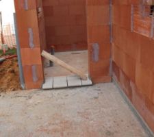 Pose des appuis de fenêtre