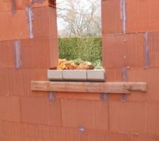 Pose des appuis de fenêtre