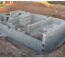 Agglos terminés vide sanitaire maison