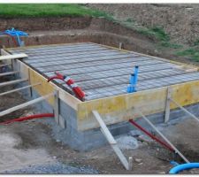 Ferraillage dalle béton du garage