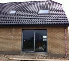 La pose des gouttières