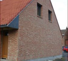 Peinture boiserie du pignon gauche