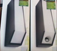 Les lumières extérieures sont arrivées