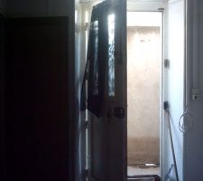 Porte entree salon