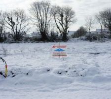 Lotissement sous la neige !!!