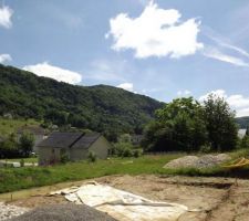 Vue terrain - emplacement maison
