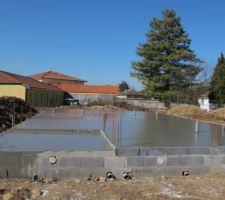 Dalle enfin coul&eacute;e!