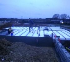 Ajout de polystyrene