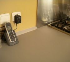 Cuisine, cr&eacute;dence joints