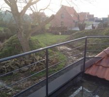 RAMBARDE DE LA TERRASSE DE L ETAGE