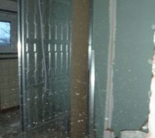 Sdb porte galandage
